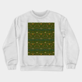 William Morris Violet and Columbine Green Colorway Crewneck Sweatshirt